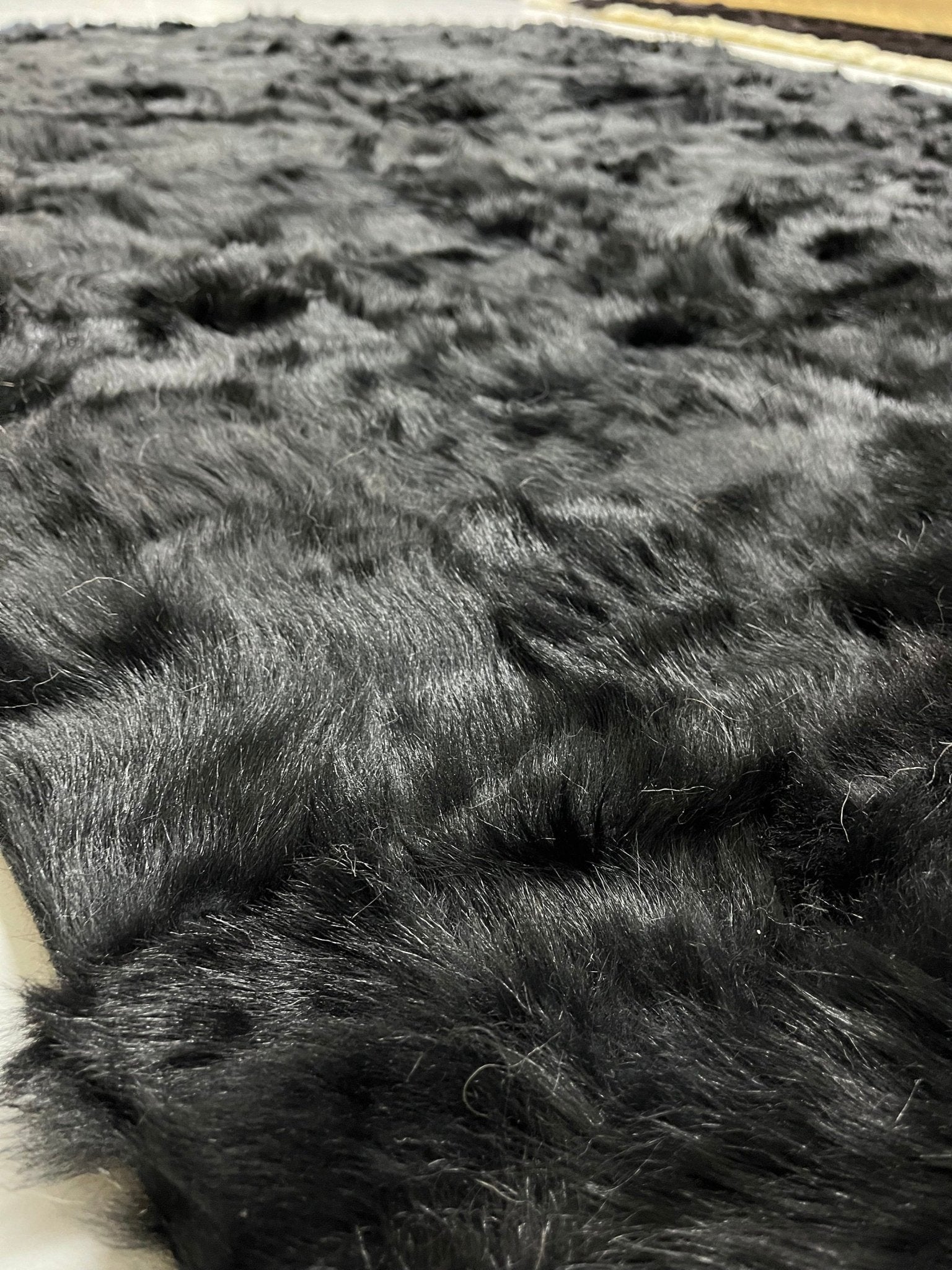 Black Sheepskin Fur Rug for Living Room, Luxury Rectangle Soft Carpet for Bedroom, Natural Patchwork Rug, Soft Area Rug, Wool Rug,Shaggy Rug - BuzzLeatherCarpetBlack Sheepskin Fur Rug for Living Room, Luxury Rectangle Soft Carpet for Bedroom, Natural Patchwork Rug, Soft Area Rug, Wool Rug,Shaggy Rug