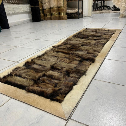 Brown Sheepskin Rug,Brown With Gold Sheepskin Fur Rug,Fluffy Rug,Soft Area Rug,Shaggy Rug ,Rug for Living Room,Wool Rug,Sheepskin Carpet - BuzzLeatherCarpetBrown Sheepskin Rug,Brown With Gold Sheepskin Fur Rug,Fluffy Rug,Soft Area Rug,Shaggy Rug ,Rug for Living Room,Wool Rug,Sheepskin Carpet