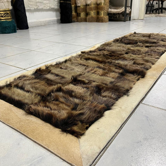 Brown Sheepskin Rug,Brown With Gold Sheepskin Fur Rug,Fluffy Rug,Soft Area Rug,Shaggy Rug ,Rug for Living Room,Wool Rug,Sheepskin Carpet - BuzzLeatherCarpetBrown Sheepskin Rug,Brown With Gold Sheepskin Fur Rug,Fluffy Rug,Soft Area Rug,Shaggy Rug ,Rug for Living Room,Wool Rug,Sheepskin Carpet