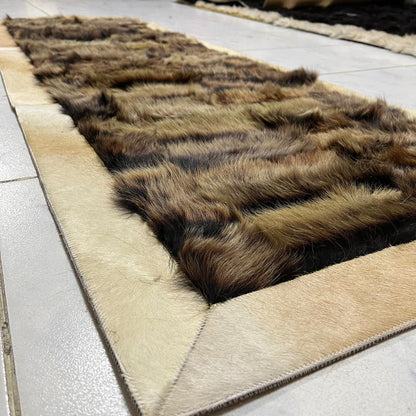 Brown Sheepskin Rug,Brown With Gold Sheepskin Fur Rug,Fluffy Rug,Soft Area Rug,Shaggy Rug ,Rug for Living Room,Wool Rug,Sheepskin Carpet - BuzzLeatherCarpetBrown Sheepskin Rug,Brown With Gold Sheepskin Fur Rug,Fluffy Rug,Soft Area Rug,Shaggy Rug ,Rug for Living Room,Wool Rug,Sheepskin Carpet