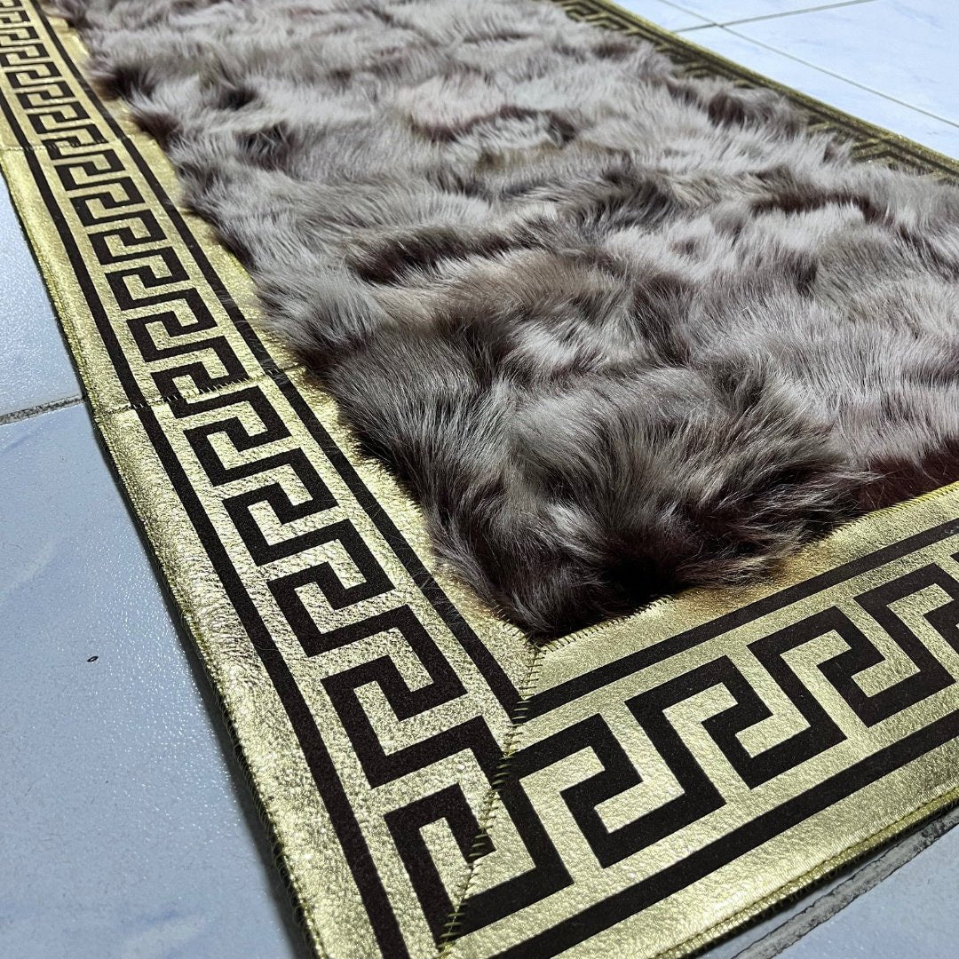 Brown Sheepskin Rug,Brown With Gold Sheepskin Rug,Fluffy Rug,Soft Area Rug,Shaggy Rug ,Rug for Living Room,Wool Rug,Sheepskin Carpet - BuzzLeatherCarpetBrown Sheepskin Rug,Brown With Gold Sheepskin Rug,Fluffy Rug,Soft Area Rug,Shaggy Rug ,Rug for Living Room,Wool Rug,Sheepskin Carpet