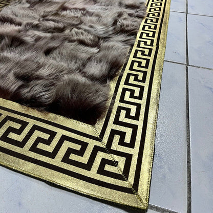 Brown Sheepskin Rug,Brown With Gold Sheepskin Rug,Fluffy Rug,Soft Area Rug,Shaggy Rug ,Rug for Living Room,Wool Rug,Sheepskin Carpet - BuzzLeatherCarpetBrown Sheepskin Rug,Brown With Gold Sheepskin Rug,Fluffy Rug,Soft Area Rug,Shaggy Rug ,Rug for Living Room,Wool Rug,Sheepskin Carpet