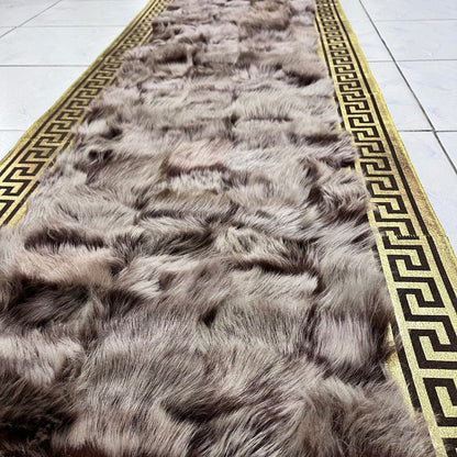 Brown Sheepskin Rug,Brown With Gold Sheepskin Rug,Fluffy Rug,Soft Area Rug,Shaggy Rug ,Rug for Living Room,Wool Rug,Sheepskin Carpet - BuzzLeatherCarpetBrown Sheepskin Rug,Brown With Gold Sheepskin Rug,Fluffy Rug,Soft Area Rug,Shaggy Rug ,Rug for Living Room,Wool Rug,Sheepskin Carpet