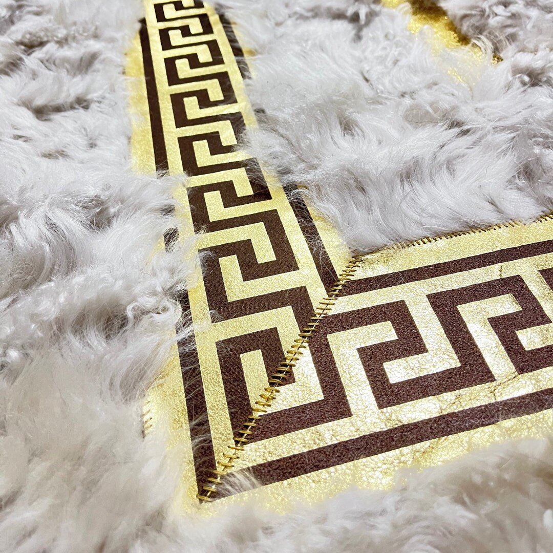 Cream Sheepskin Rug,Cream With Gold Sheepskin Fur Rug,Fluffy Rug,Soft Area Rug,Shaggy Rug,Rug for Living Room,Sheepskin Carpet - BuzzLeatherCarpetCream Sheepskin Rug,Cream With Gold Sheepskin Fur Rug,Fluffy Rug,Soft Area Rug,Shaggy Rug,Rug for Living Room,Sheepskin Carpet