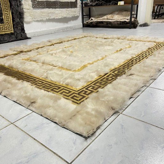 Creamy Sheepskin Fur Rug, Soft Creamy Rug, Genuine Sheepskin Area Rug, Natural Soft Rug, Fur Rug For Living Room, Sheepskin Fur Rug - BuzzLeatherCarpetCreamy Sheepskin Fur Rug, Soft Creamy Rug, Genuine Sheepskin Area Rug, Natural Soft Rug, Fur Rug For Living Room, Sheepskin Fur Rug