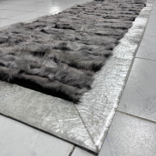 Natural Gray Sheepskin Rug, Handmade Rug,Patchwork Rug,Natural Soft Rug, Fur Rug For Living Room,Leather Carpet,Sheepskin Rug, Soft Area Rug