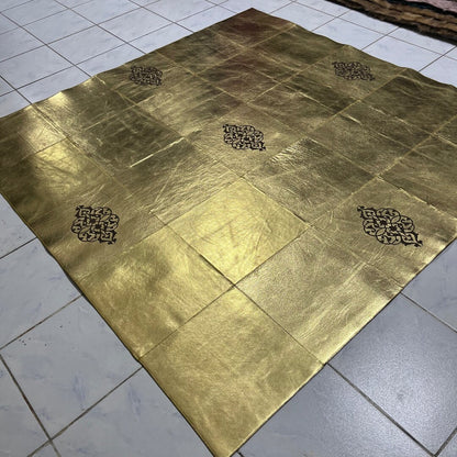 Natural Gold Cowhide Rug,Real Cowhide Rug,Handmade Rug, Custom Rug,Cowhide Rug for BedRoom,Patchwork Cowhide  Rug,Cowhide  Rug,Soft Area Rug