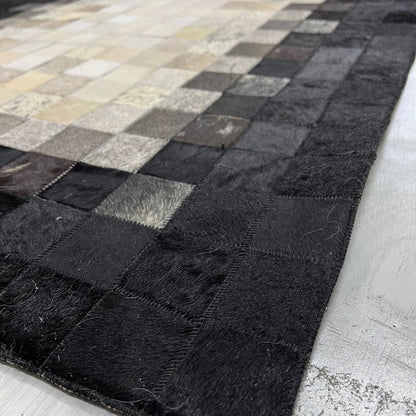 Natural Black and White Cowhide Rug,Real Cowhide Rug,Handmade Rug, Custom Rug,Cowhide Rug for BedRoom,Patchwork Cowhide  Rug,Cowhide  Rug