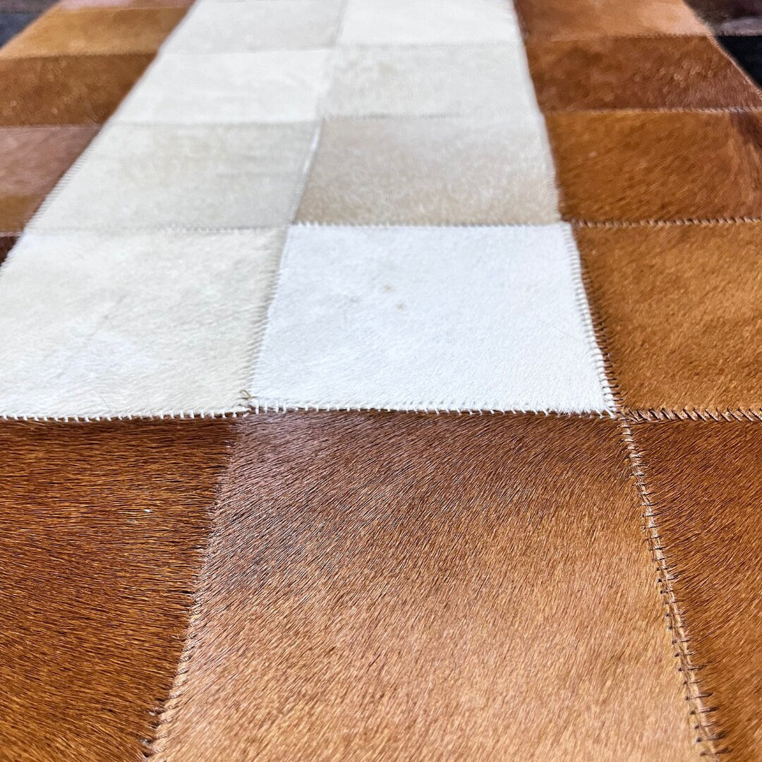 Luxury Tricolor Cowhide Rug,Real Cowhide Rug,Handmade Rug, Custom Rug,Cowhide Rug for BedRoom,Patchwork Cowhide Rug,Cowhide Rug